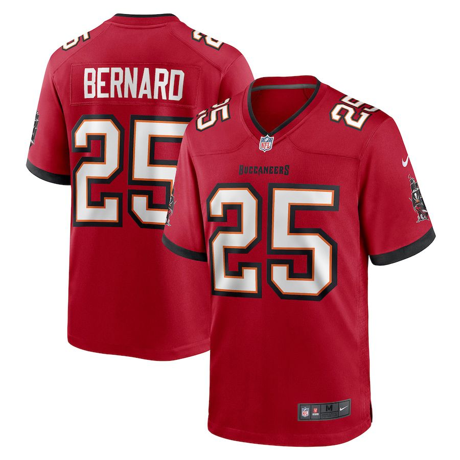 Men Tampa Bay Buccaneers #25 Giovani Bernard Nike Red Game NFL Jersey